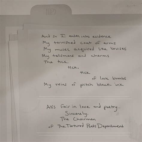 taylor swift tortured poets department signed